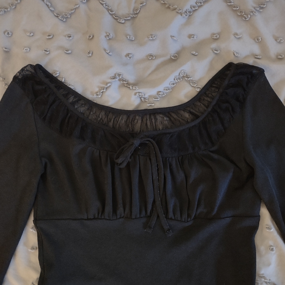 Express Blouse, Black S - Picture 2 of 3